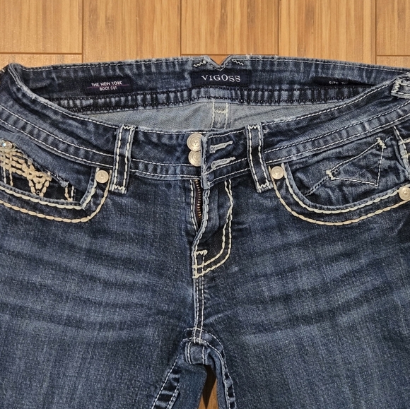 Vigoss Women's Blue Jeans - Picture 4 of 10